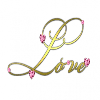 ❤️ Love 爱, 心, 浪漫, 情人节, 关系, 金色, 粉色 telegram sticker