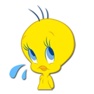 😪 Tweety Bird Looney Tunes tweety, ptak, kreskówka, żółty, looney tunes, słodki telegram sticker