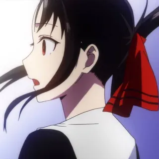 😮 Kaguya Shinomiya Kaguya-sama: Love Is War Аниме, Девушка, Кагуя Синомия, Kaguya-sama, Любовь это война, Мультфильм telegram sticker