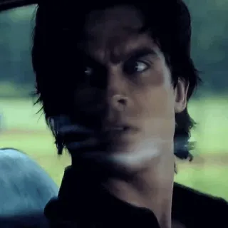 🍷 Damon Salvatore The Vampire Diaries Vampiro, Terror, Sobrenatural, Drama, Damon Salvatore, The Vampire Diaries telegram sticker