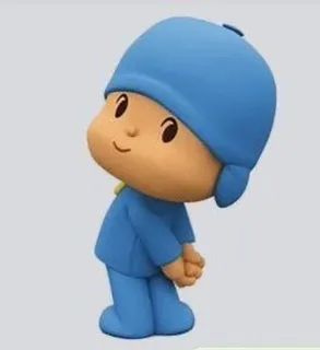 🕳 Pocoyo desenho animado, crianças, animação, Pocoyo telegram sticker