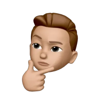 🤔 thinking, emoji, curious, pondering, thoughtful, meme telegram sticker