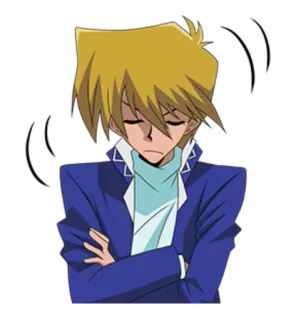 😕 Joey Wheeler Yu-Gi-Oh! Anime, Postać, Joey Wheeler, Yu-Gi-Oh telegram sticker