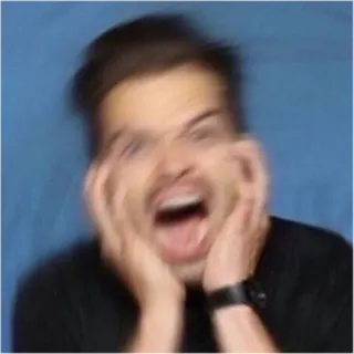 🤯 Schrei, verzerrt, Ausdruck, Gesicht, Emotion telegram sticker
