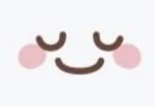➰ smile, happy, kawaii, cute, face, emoji telegram sticker