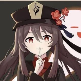 🤫 Hu Tao Genshin Impact Anime, Jeu vidéo, Genshin Impact, Hu Tao, Personnage, Mignon telegram sticker