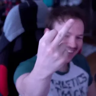 🖕 middle finger, offensive, gesture, rude, flipping off telegram sticker