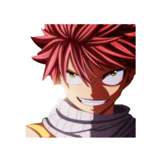 😈 Natsu Dragneel Fairy Tail Anime, Fairy Tail, Natsu, Natsu Dragneel, Magia, Fogo, Mago whatsapp sticker
