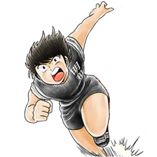 🏃‍♂️ Tsubasa Oozora Captain Tsubasa Anime, Calcio, Calcio, Sport, Manga telegram sticker