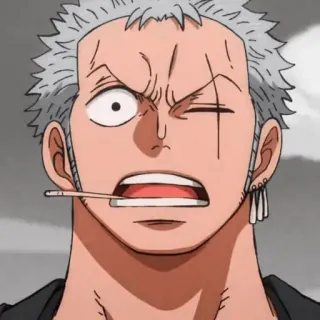 💚 Zoro One Piece anime, one piece, zoro, roronoa zoro, pirate, manga telegram sticker
