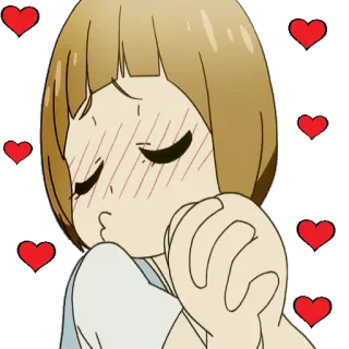 😍 Mako Mankanshoku Kill la Kill Anime, Herzen, Mako, Kill la Kill, Süß, Liebe telegram sticker