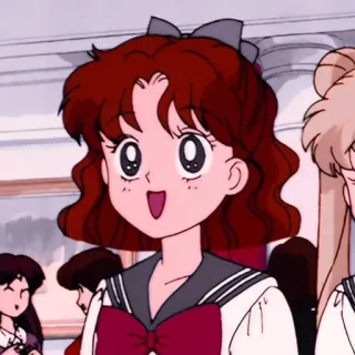 😃 Sailor Jupiter Sailor Moon anime, cartoon, girl, cute, sailor jupiter, sailor moon telegram sticker