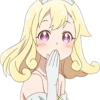 🤭 anime, manga, girl, cartoon, character, cute, kawaii telegram sticker