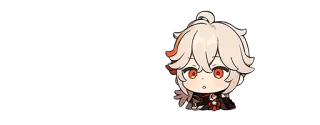🌟 Kaedehara Kazuha Genshin Impact Anime, Chibi, Video game, Kazuha, Genshin Impact telegram sticker