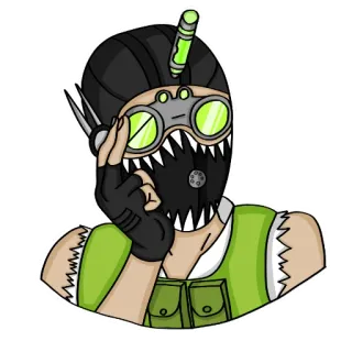🤨 Octane Apex Legends Octane, Apex Legends, Jeu vidéo, Personnage, Autocollant telegram sticker