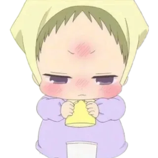 🖤 bayi, anime, lucu, chibi, kartun, bayi, kawaii whatsapp sticker