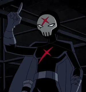 ❌ Red X Teen Titans Red X, Teen Titans, Super-héros, Masqué, Vilain, DC Comics telegram sticker