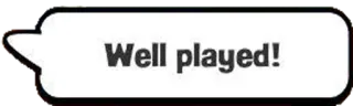👍 Well played! congratulations, positive, game, sportsmanship, polite telegram sticker