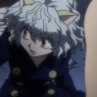 🧊 Neferpitou Hunter x Hunter anime, cat, chimera ant, neferpitou, hunter x hunter telegram sticker