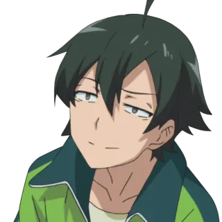 🥰 anime, personagem, desenho animado, homem telegram sticker