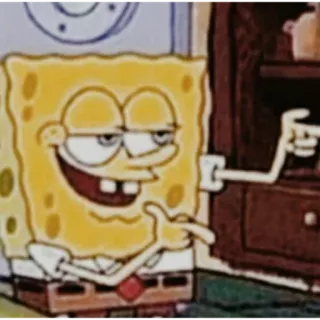 🤡 Spongebob Squarepants спанч боб, мультфильм, смешной, nickelodeon, персонаж telegram sticker