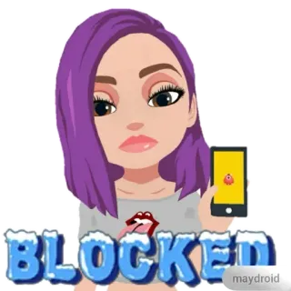 MayDroid - Boomoji @wastick_maydroid telegram stickers