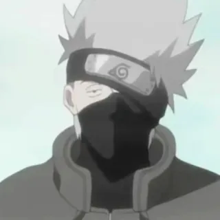 ⚡️ Kakashi Naruto anime, manga, kakashi, naruto, ninja, character telegram sticker