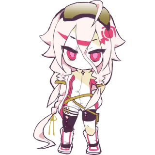😠 ちび, アニメ, マンガ, 可愛い, キャラクター, 絵, イラスト telegram sticker
