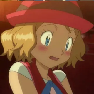 😳 Serena Pokemon Аниме, Покемон, Серена, Персонаж, Мультфильм whatsapp sticker