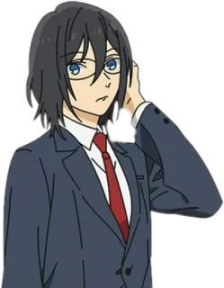☹️ Miyamura Izumi Horimiya Anime, Mangá, Personagem, Miyamura Izumi, Horimiya telegram sticker
