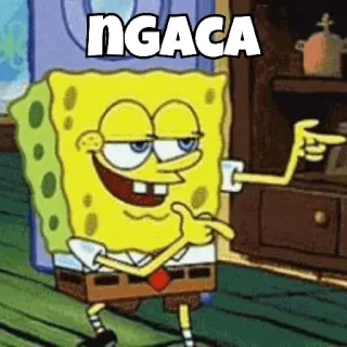 😀 SpongeBob NGACA spongebob, hoạt hình, meme, hài hước whatsapp sticker