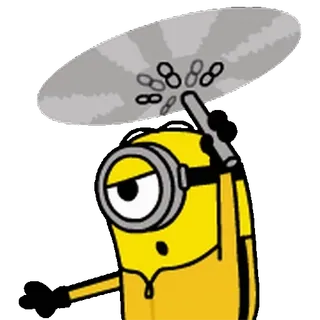 🍋 Minion Minion, Cartoon, lustig, Figur telegram sticker