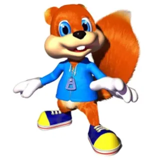Conker The Squirrel telegram stickers