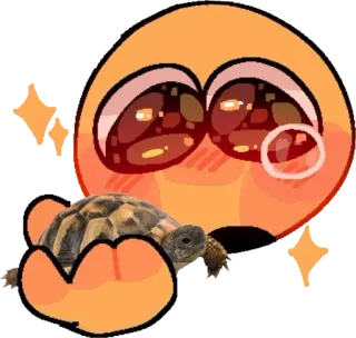 🐢 emoji, turtle, cute, animal, pet telegram sticker