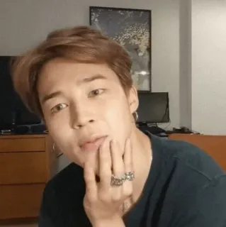 ⛵️ Jimin Kpop, Cantante, Jimin, BTS, Ídolo, Selfie, Asiático whatsapp sticker