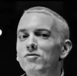 ◾️ Eminem rapper, eminem, music, portrait, singer telegram sticker