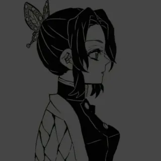 🌟 Shinobu Kocho Demon Slayer 애니메이션, 귀멸의 칼날, 코쵸우 시노부, 만화, 나비 telegram sticker