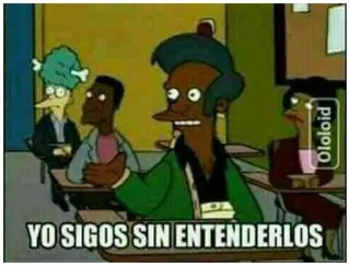 🤔 Apu Nahasapeemapetilon The Simpsons YO SIGOS SIN ENTENDERLOS The Simpsons, Apu, meme, cartoon, humor, sitcom telegram sticker