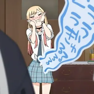 🥟 Marin Kitagawa My Dress-Up Darling シュワシュワシュワ anime, girl, cute, shojo, cosplay telegram sticker