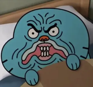 👹 Richard Watterson The Amazing World of Gumball Kartun, Marah, Ayah, Kucing, Lucu telegram sticker