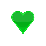 Сердечки @kelyeBan telegram emojis 💚