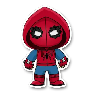 😶 Spider-Man Spider-Man, superhero, cartoon, marvel, comic book character, sticker telegram sticker