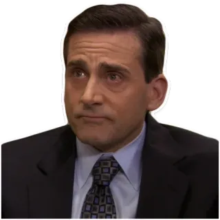 😰 Michael Scott The Office The Office, Michael Scott, Serie TV, Comedia telegram sticker