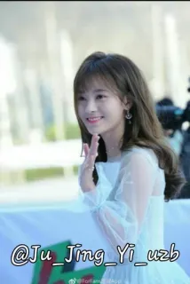 🖐 Ju Jingyi @Ju_Jing_Yi_uzb mulher, atriz, cantora, Ju Jingyi, celebridade telegram sticker