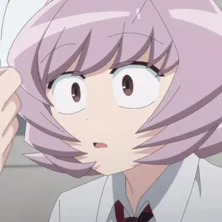 😧 Komi Shouko Komi Can't Communicate アニメ, 古見さんは、コミュ症です。, 古見硝子, ショック telegram sticker