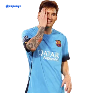 🙈 Lionel Messi ฟุตบอล, ฟุตบอล, กีฬา, นักกีฬา, ผู้เล่น telegram sticker