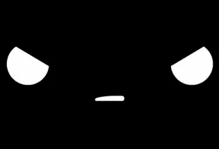 😤 生气, 脸, 表情符号, 卡通, 简单, 眼睛 telegram sticker