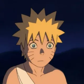 😐 Naruto Uzumaki Naruto anime, kreskówka, postać, Naruto, Uzumaki telegram sticker