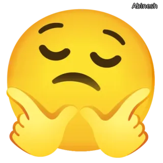 🕶️ 絵文字, 悲しい, 物思いにふける, 怒り, 黄色, 顔 telegram sticker