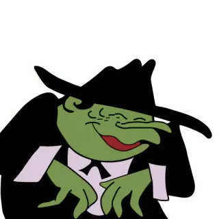 😂 cartoon, witch, green, villain telegram sticker